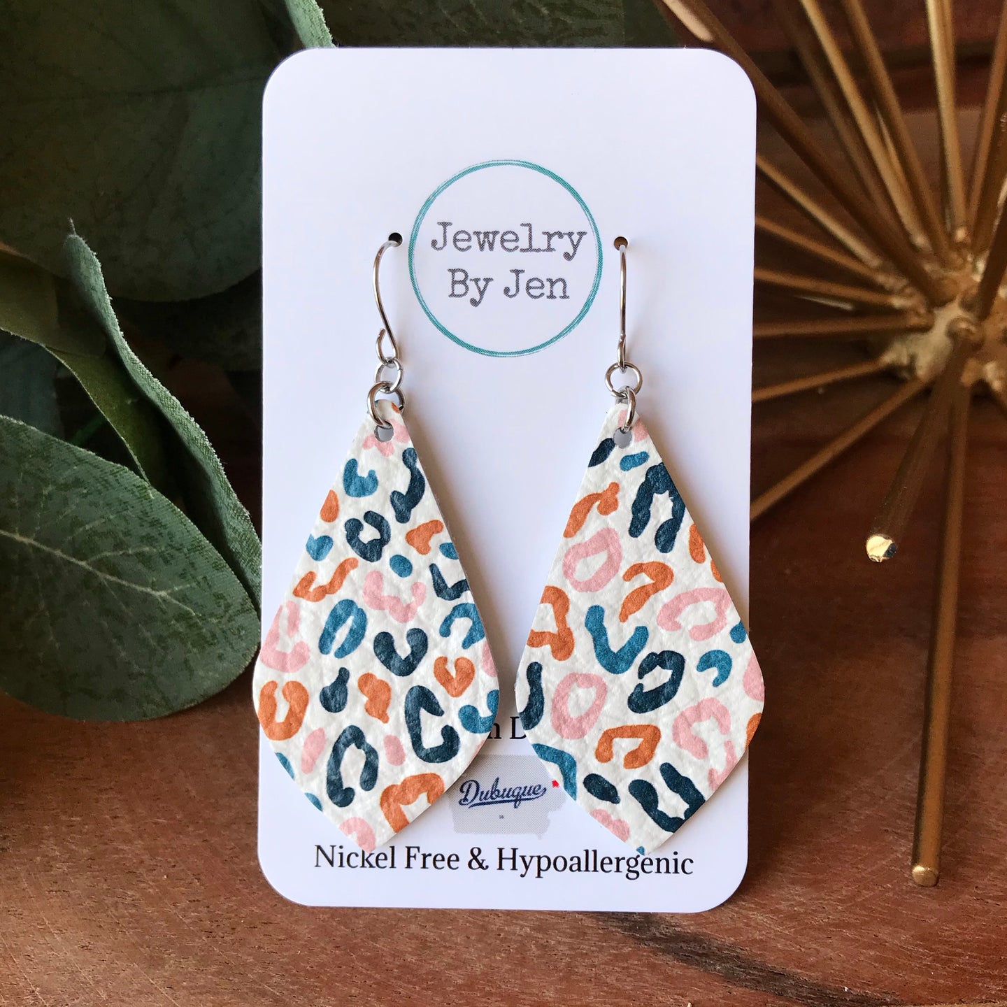 Leopard Multi Elegant Teardrop