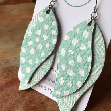 Mint Dots & Fern Twist