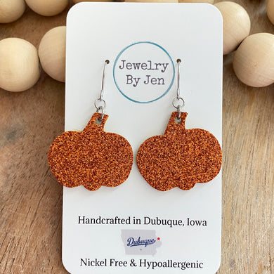 Small Pumpkin: Orange Fine Glitter