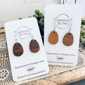 Wood Small Teardrop