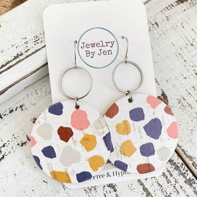 Circle w/Silver Accent: Colorful Stepping Stones