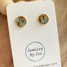 Load image into Gallery viewer, Studs: Turquoise Wildwood