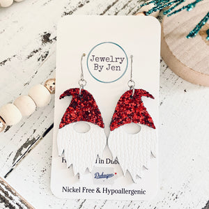 Gnome with Red Glitter Hat