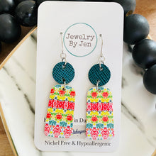 Load image into Gallery viewer, Teal &amp; Bright Aztec Bar
