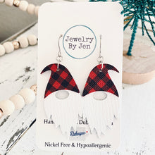 Load image into Gallery viewer, Gnome: Red &amp; Black Buffalo Plaid Hat