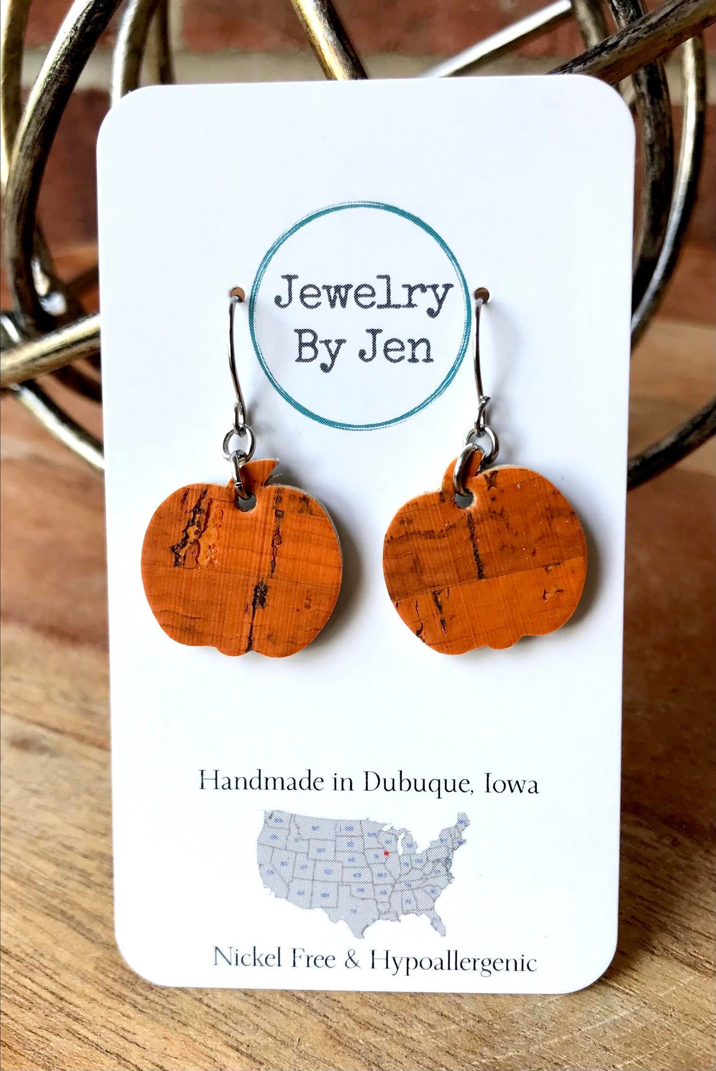 Orange Cork Mini Pumpkin