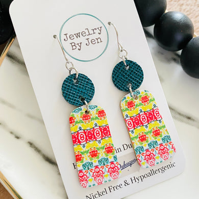 Teal & Bright Aztec Bar