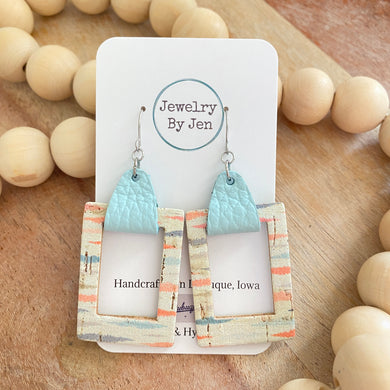 Mia: Coral Taffy & Baby Blue
