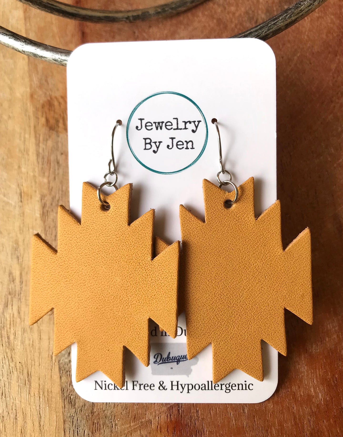 Southwest Earrings: Mustard