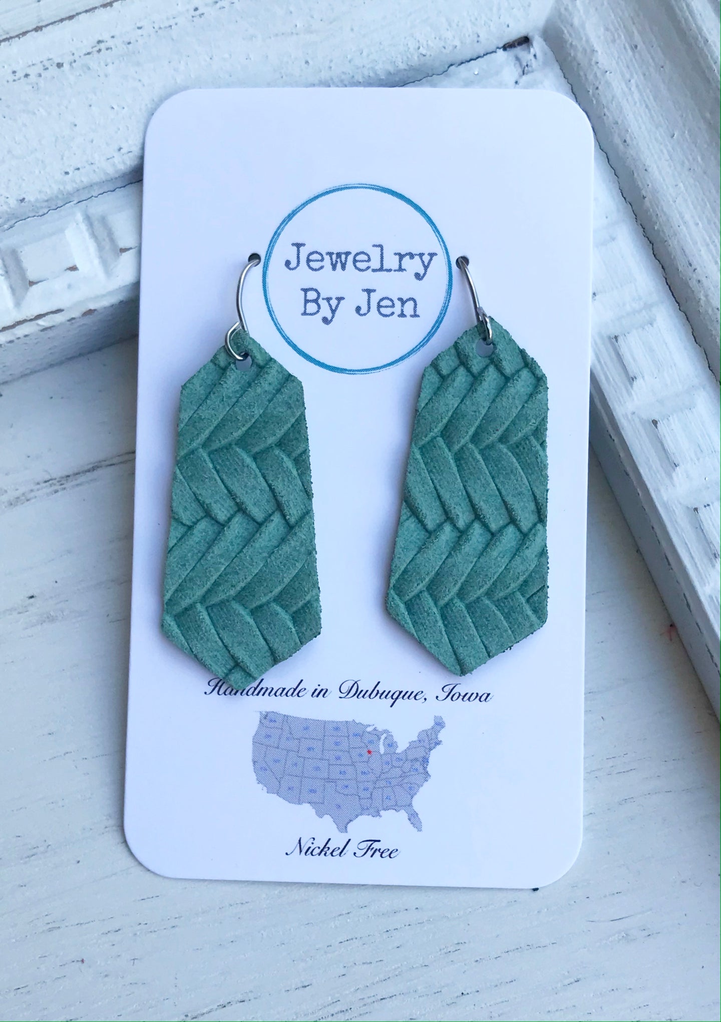 Diamond Bar: Seafoam Green Braided