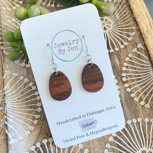Wood Small Teardrop