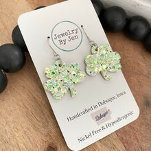 Load image into Gallery viewer, Shamrock (Small): Spearmint Glitter