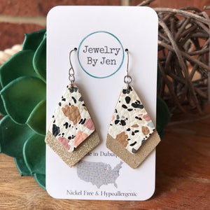 Terrazzo & Cream Dazzle Layered
