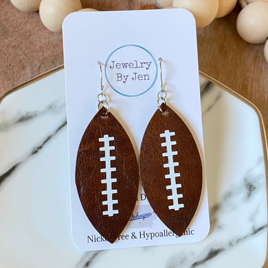 Football Earrings: Large